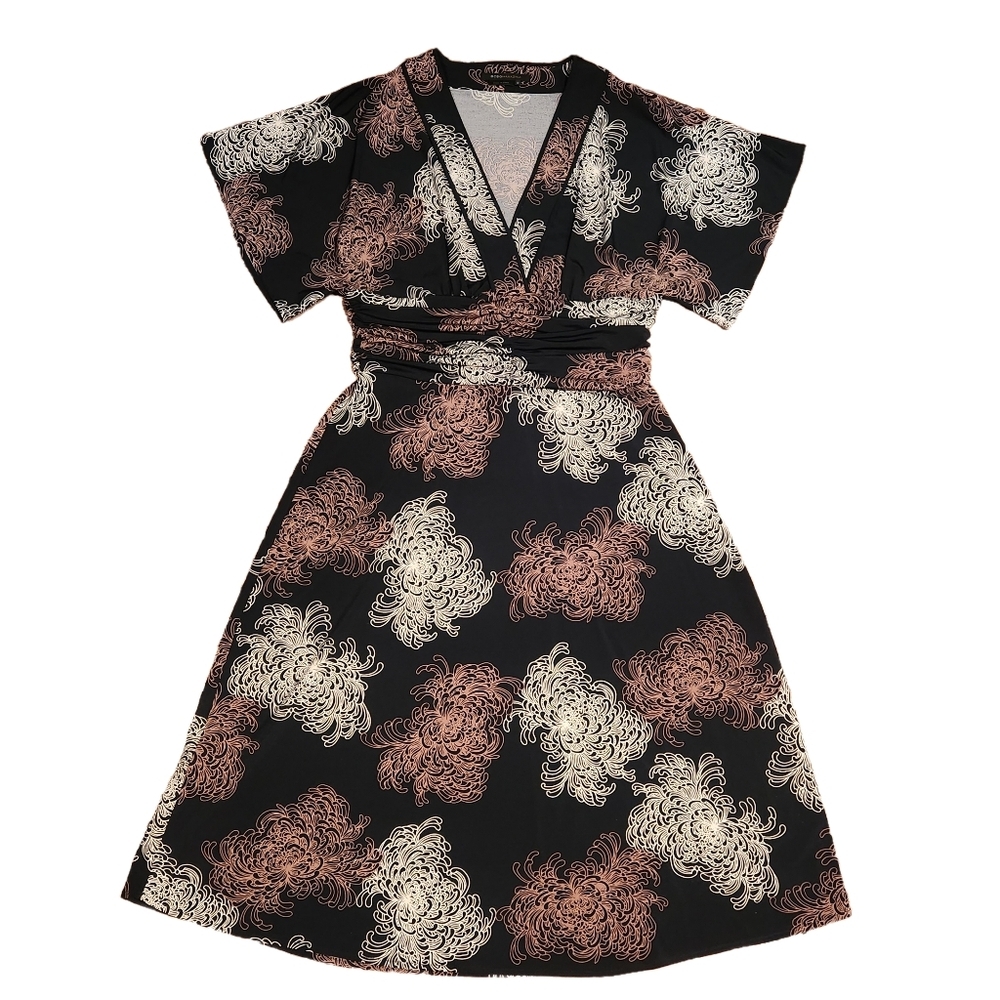 NWOT BCBGMaxAzria Floral Midi Dress - Small
